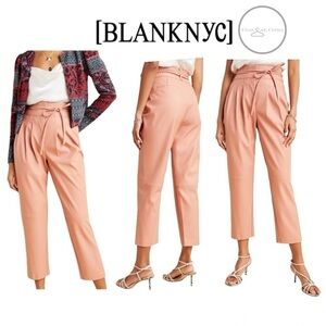 Blank NYC Chelsea Tapered Faux Leather Pants Size 27